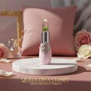 Sealed 05 Green Flower Clear Color Changing Lipstick Balm Lip Gloss Moisturizer